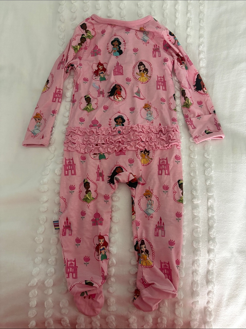 Magnetic Me Disney Princess Footie with Ruffle Size 3-6 M - Picture 5 of 7